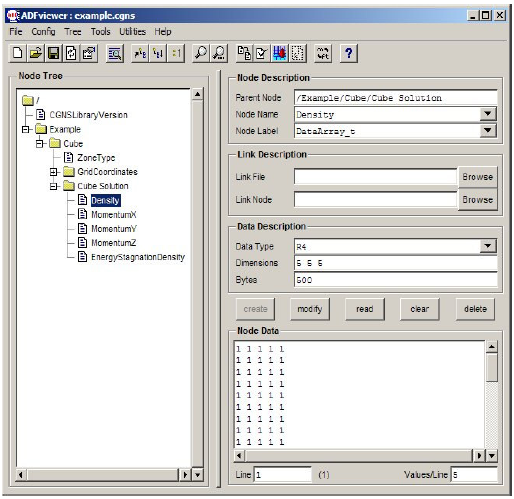 ADFviewer window showing flow solution node