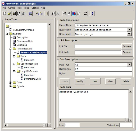 ADFviewer window showing reference state node